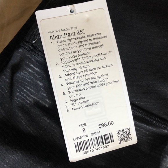 Lululemon Align Pant 25” - Picture 3 of 3